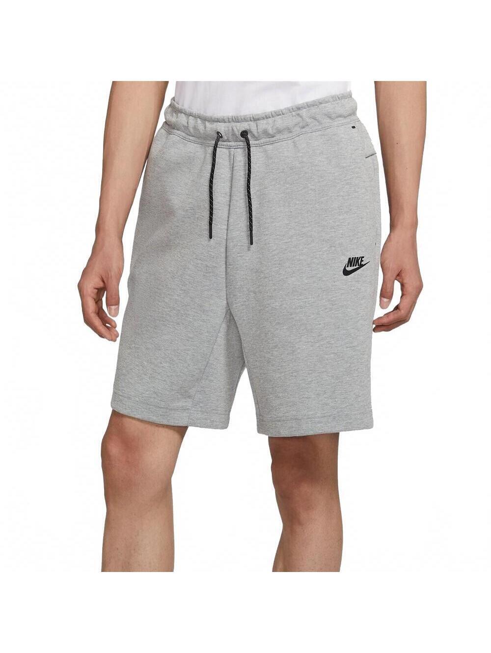 Nike Sportswear Tech Fleece Shorts Grey Black CU4503-063 Men's Size 2XL XXL